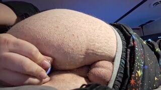 Sissy plays with new toy - porn video